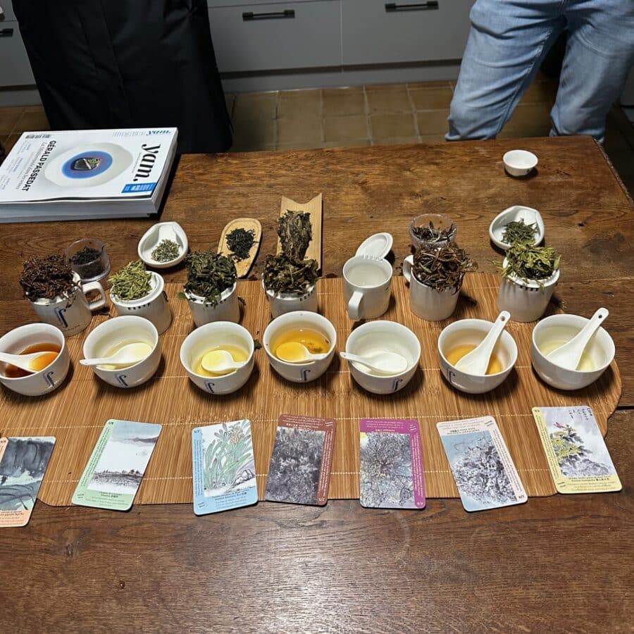 set de dégustation intérieur